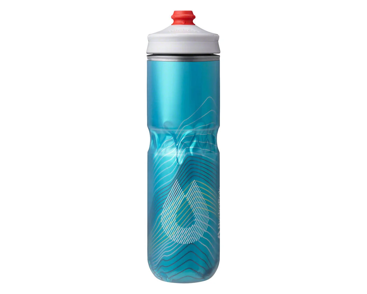 Hydrapak Polar Surge Ascent Insulated Water Bottle (Blue) (24oz) (Single)